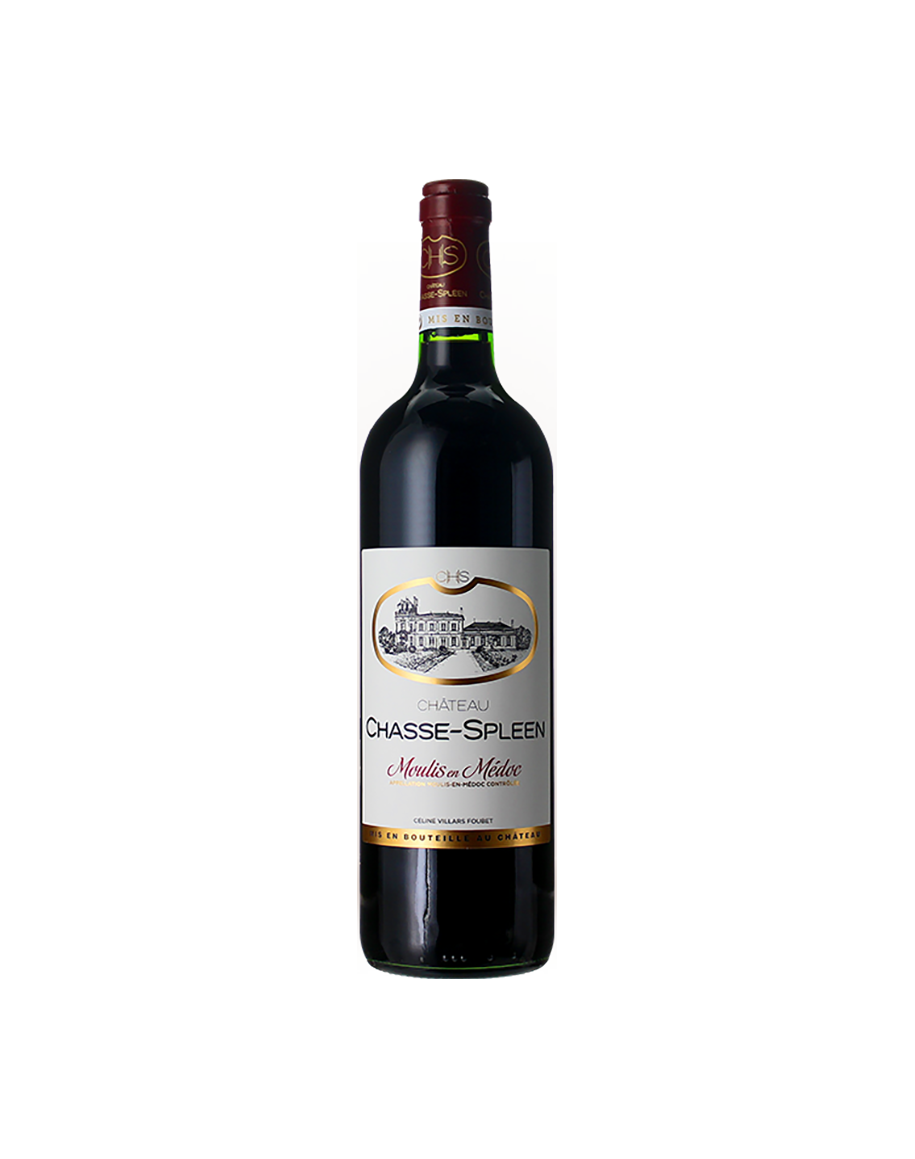 Bouteille de Château Chasse-Spleen 2017, vin rouge AOP Moulis-en-Médoc, 75 cl.