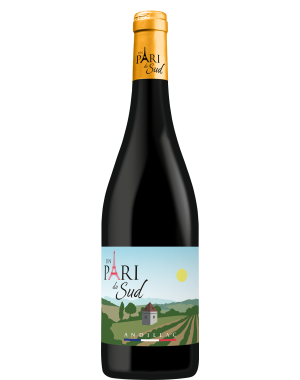 Bouteille de Pari du Sud Rouge, vin rouge IGP Côtes du Tarn, 75 cl.