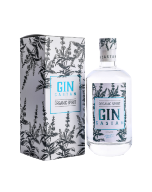 Gin Français Castan et son emballage