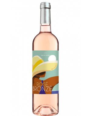 Bouteille de Rosé Bronzé - Vignobles Gayrel, vin rosé IGP Côtes du Tarn, 75 cl.